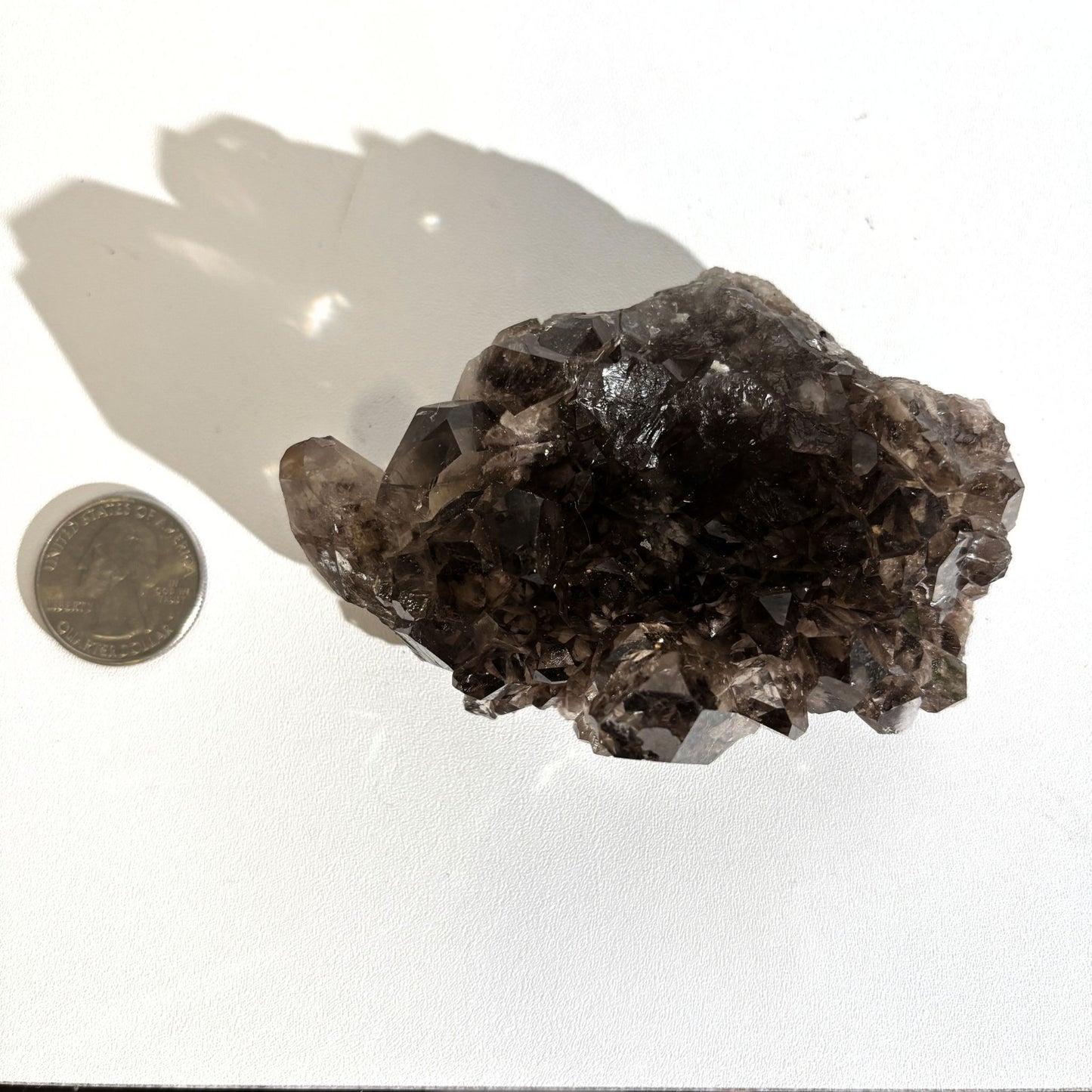 Smoky Quartz Cluster - Natural Crystal from Brazil