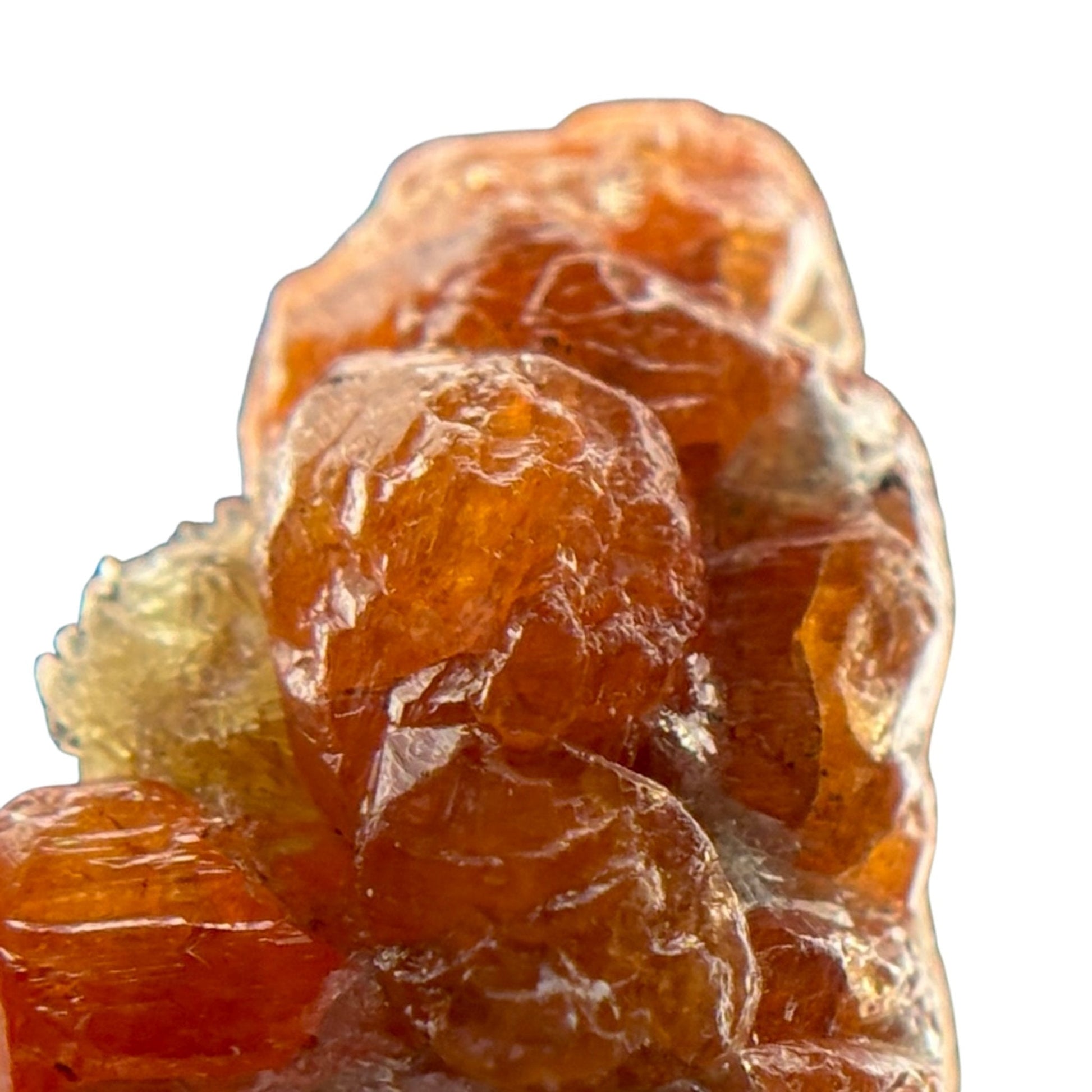 Orange spessartine garnet 