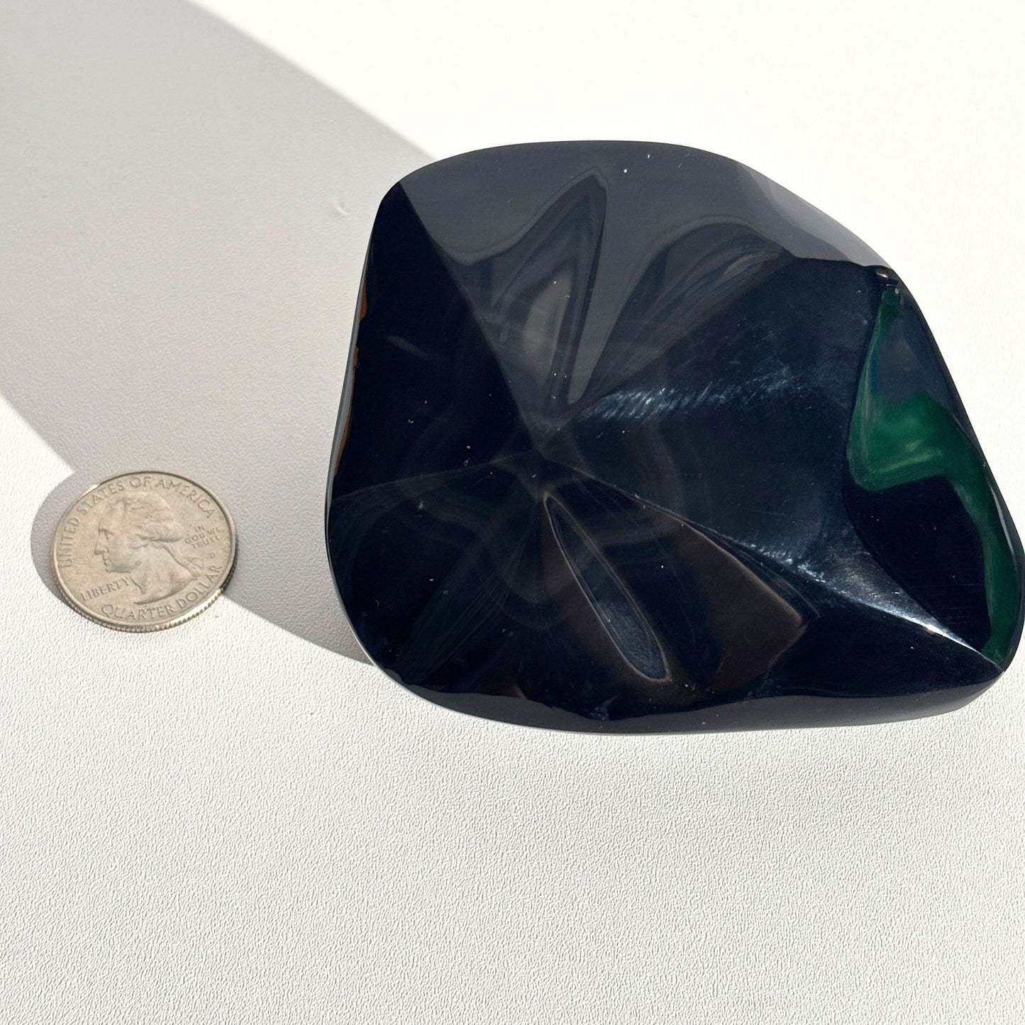 Rainbow Obsidian Star Freeform Polished Sculpture