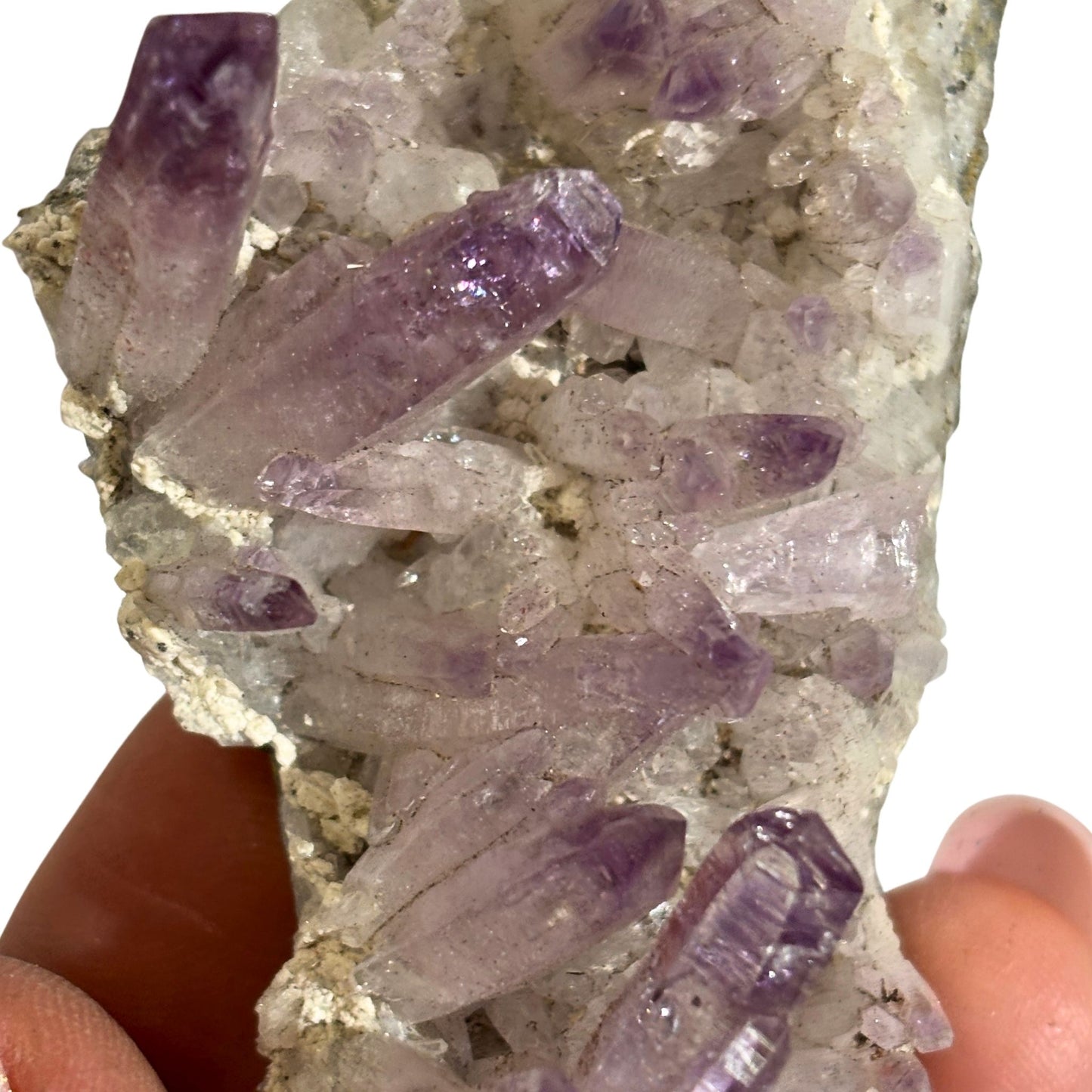 Veracruz Amethyst Cluster - Natural Purple Crystal from Mexico