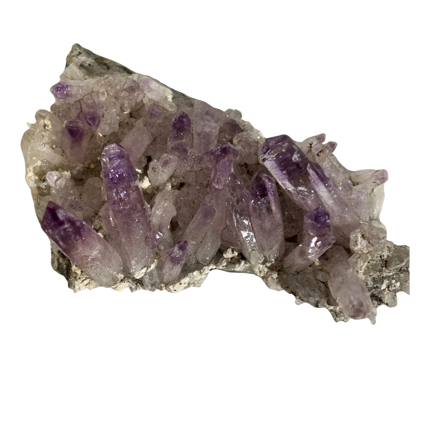 Veracruz Amethyst Cluster - Natural Purple Crystal from Mexico