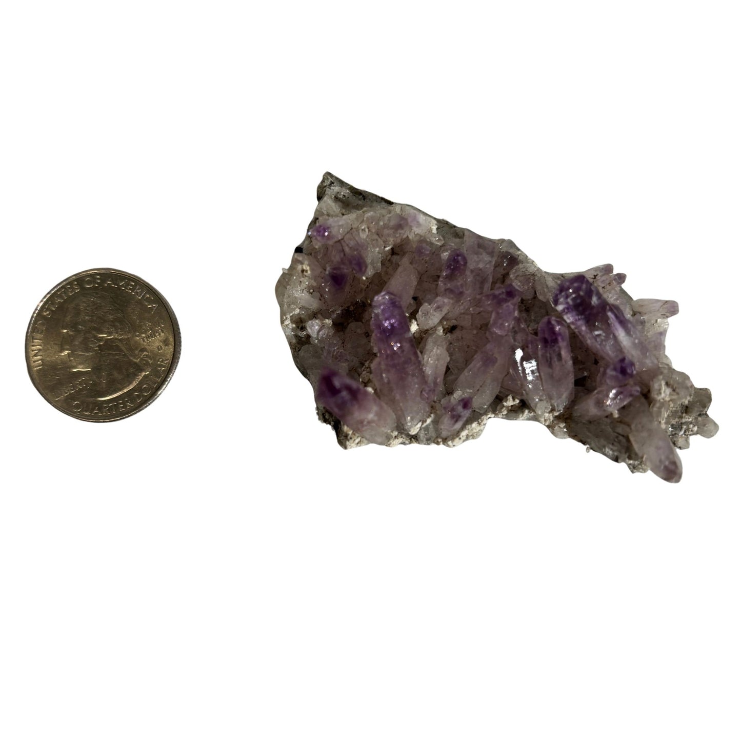 Veracruz Amethyst Cluster - Natural Purple Crystal from Mexico