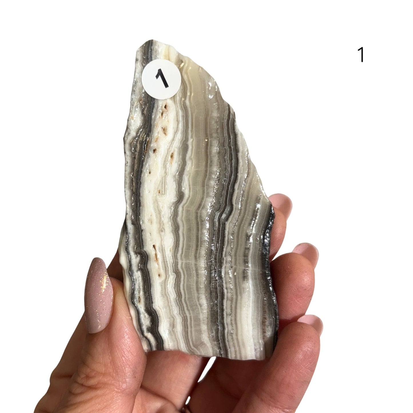 Zebra Calcite Raw Chunks – You Pick Natural Black and White Calcite