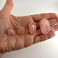 Rose Quartz Tumbled Pocket Stones in Multiple Sizes