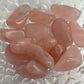 Rose Quartz Tumbled Pocket Stones in Multiple Sizes