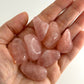 Rose Quartz Tumbled Pocket Stones in Multiple Sizes