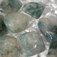 Quartz and Chrysocolla Tumbled Pocket Stones in Multiple Sizes