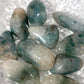 Quartz and Chrysocolla Tumbled Pocket Stones in Multiple Sizes
