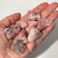 Pink Petalite with Lepidolite Tumbled Pocket Stones in Multiple Sizes